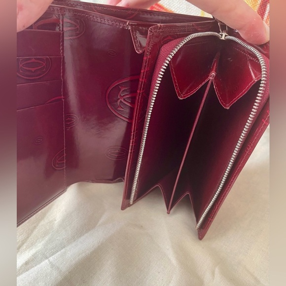 CARTIER PARIS Patent Leather⭐️Happy Birthday⭐️Stunning Zipper-Pull⭐️AuThEnTiC - Picture 13 of 16